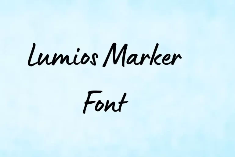 Luminus Marker Font
