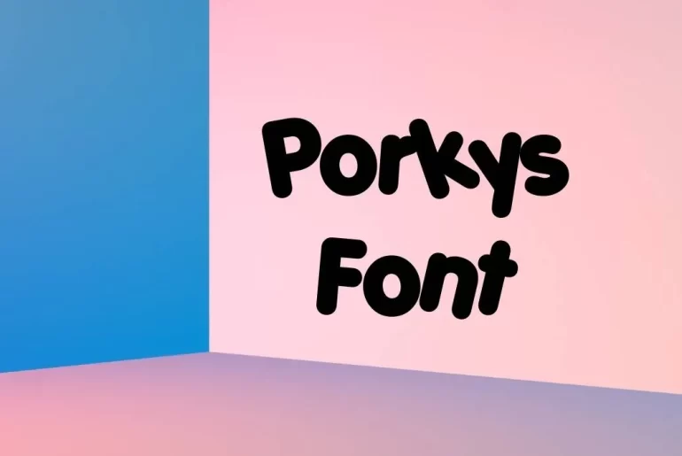 porkys font