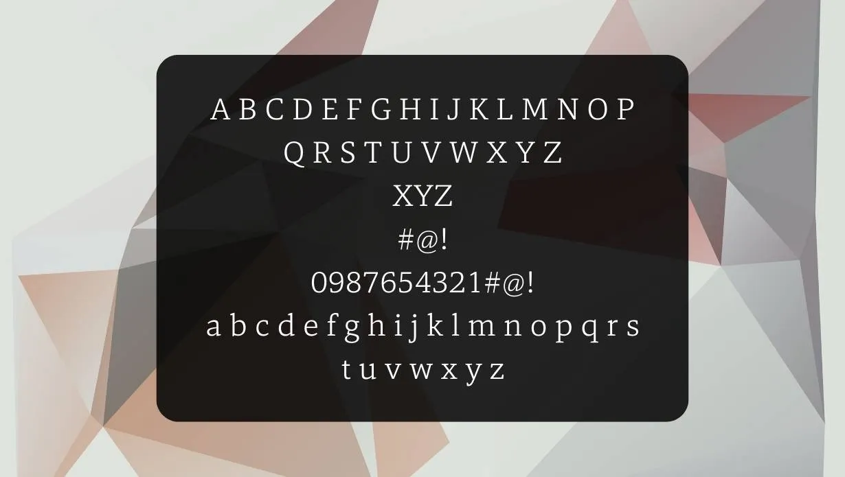 Tangent Font View on Image Design