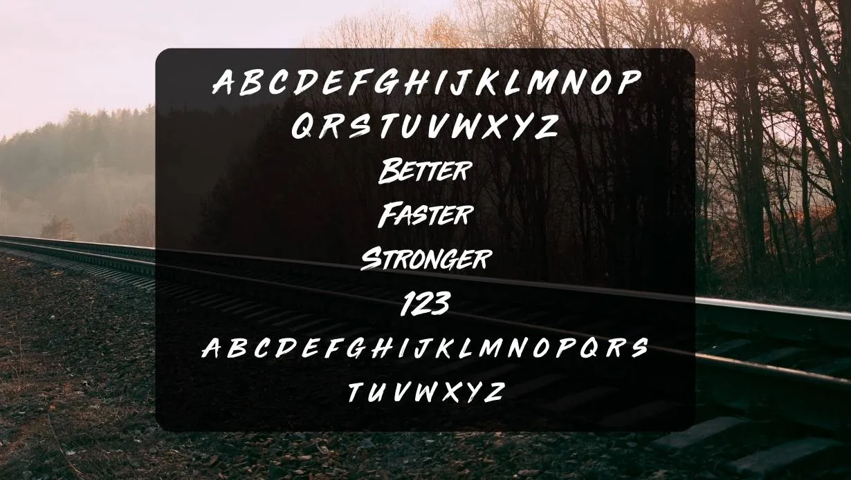 third rail font View on Image Designs