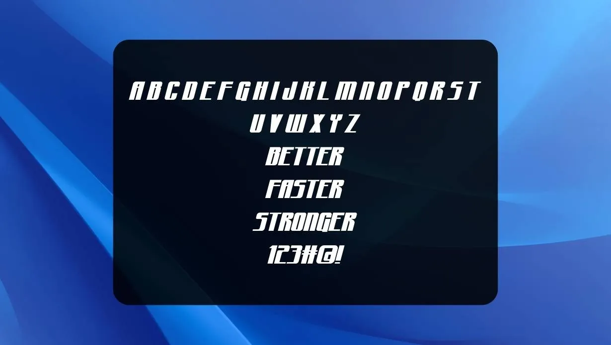 Craterface BB Font View on Image Designs