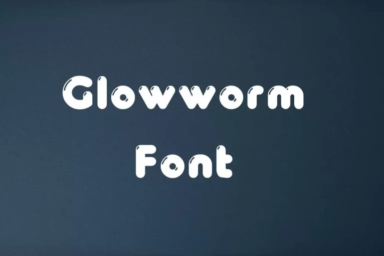 glowworm font