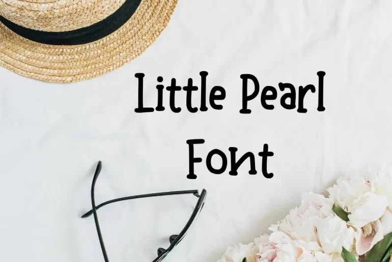 little pearl font