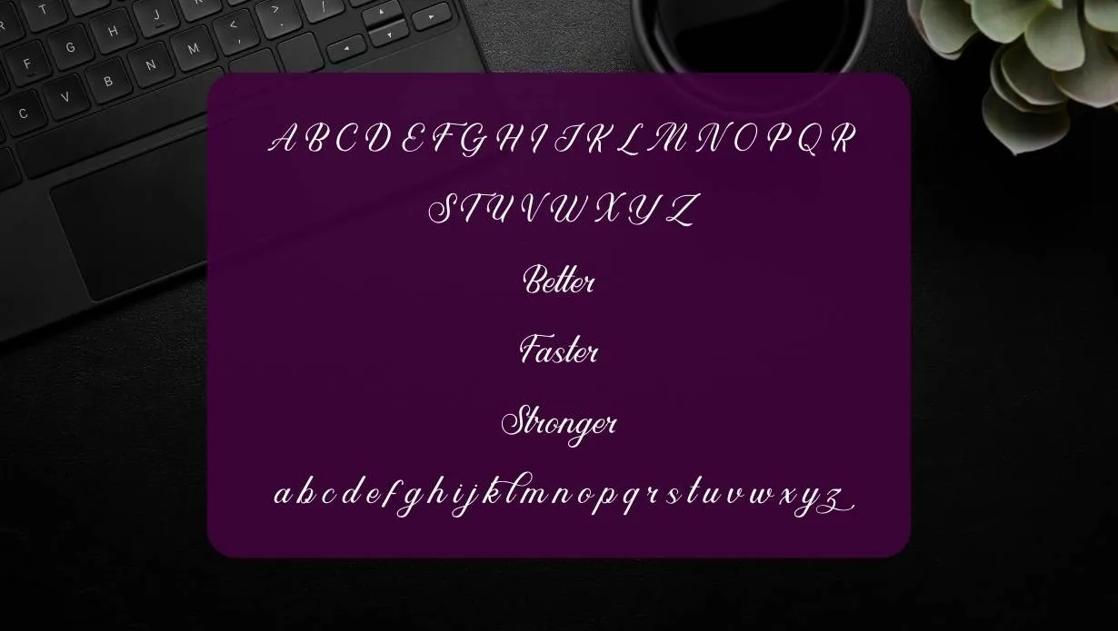 Salazar Font View on Image Designs