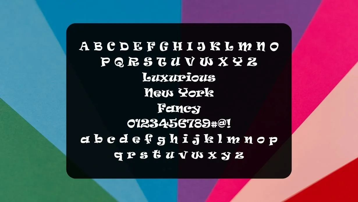 QK VENUS Font View on Image Designs