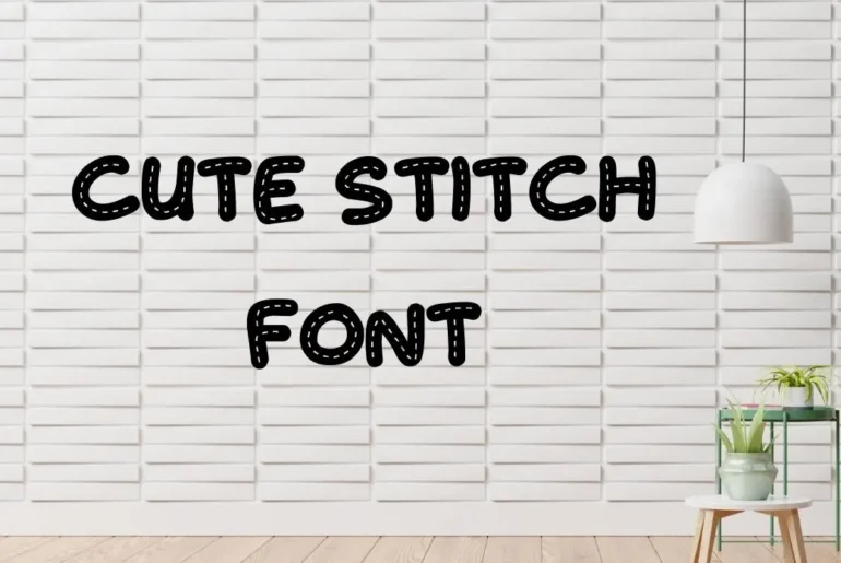 Cute Stitch Font