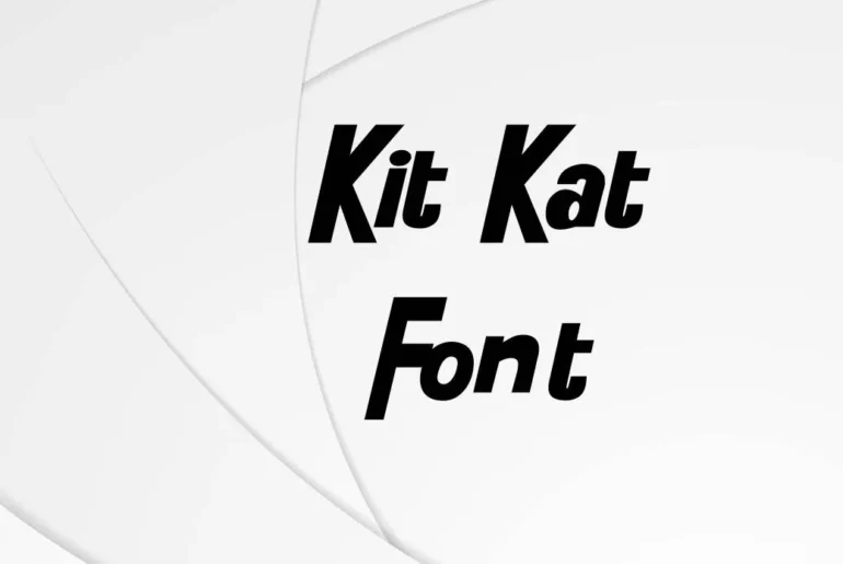 Kit Kat Font