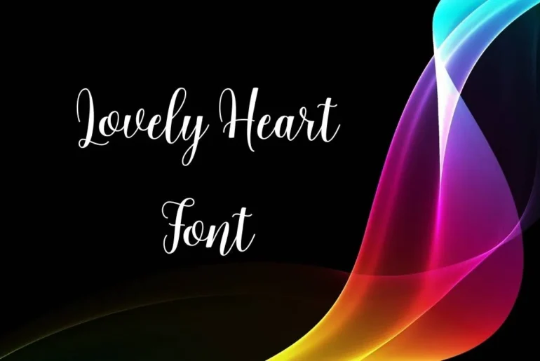 Lovely Heart Font