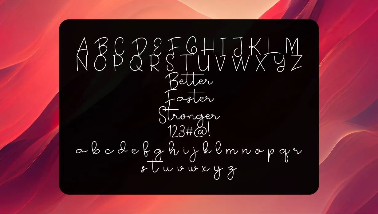 Journey Font View