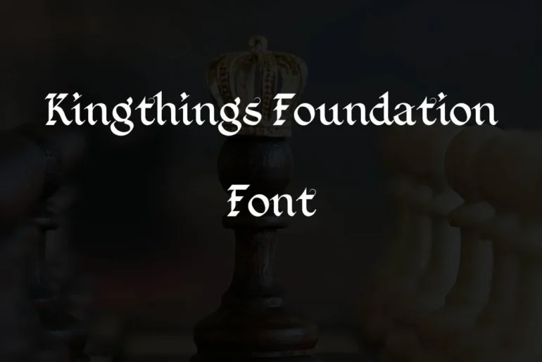 Kingthings Foundation Font
