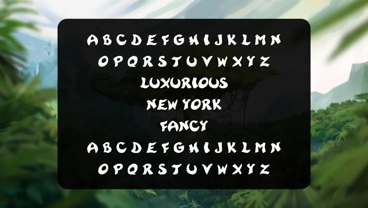 Rayman Adventures Font View