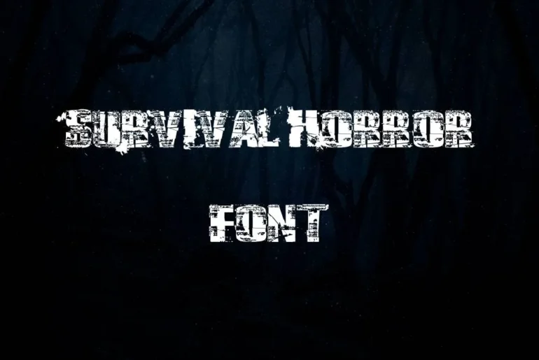 Survival Horror Font