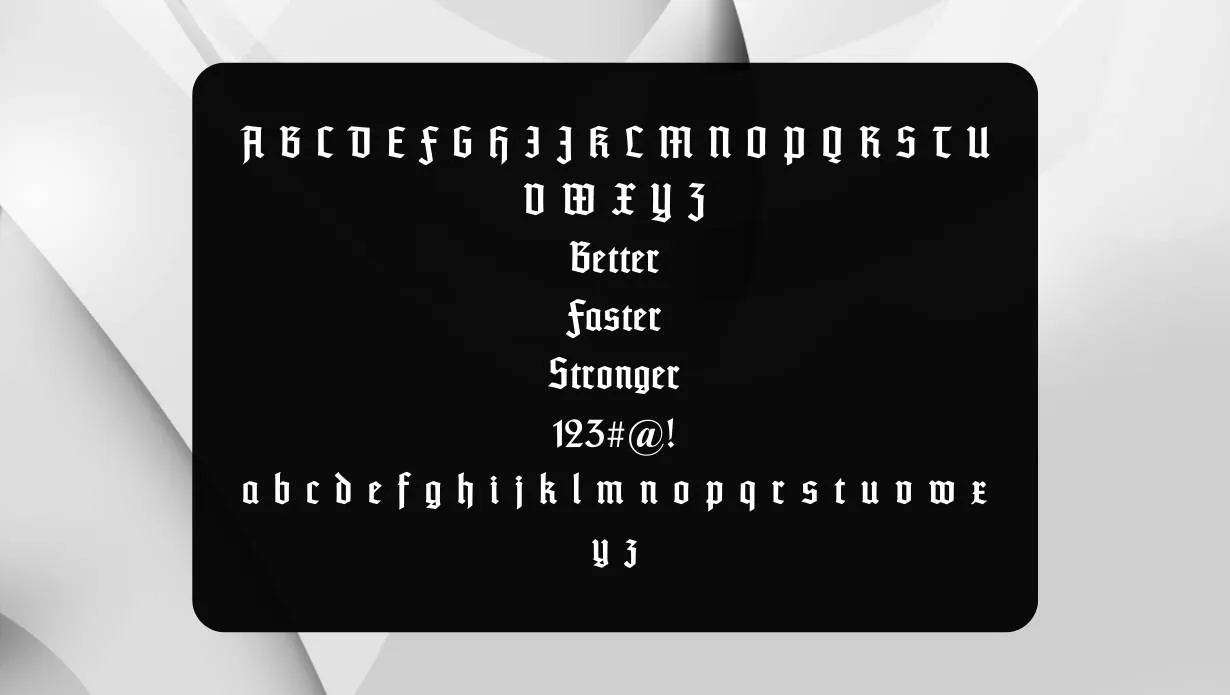 Typographer Textur Font View