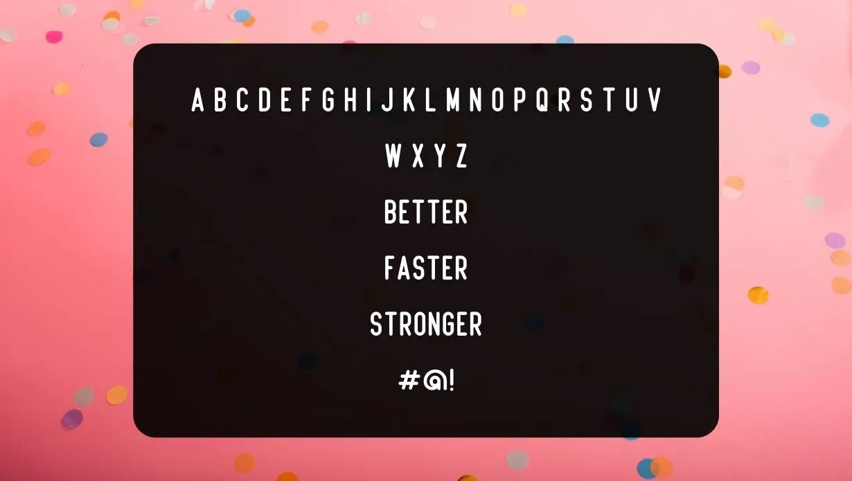 Beatster Font View