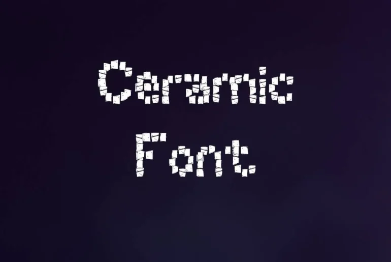 Ceramic Font