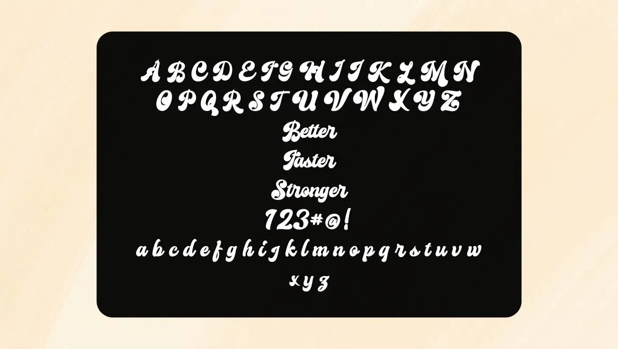 Creamer Font View