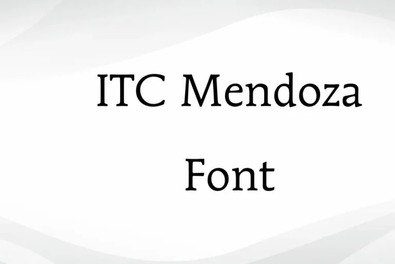 ITC Mendoza Font