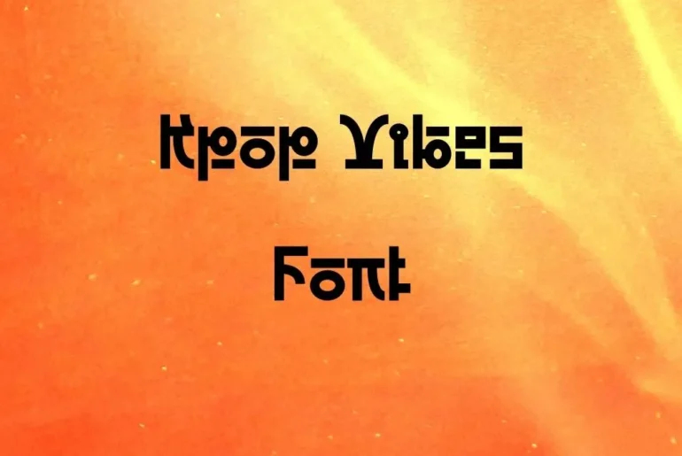 Kpop Vibes Font