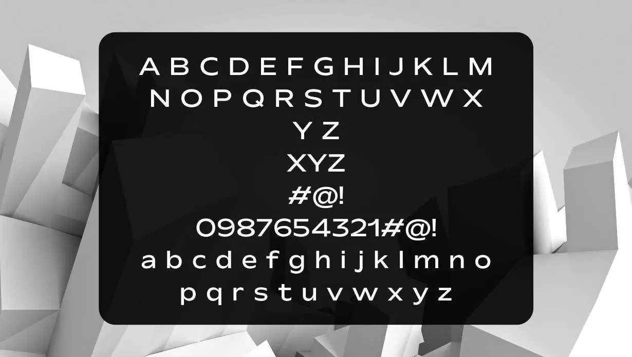 Reebok Logo Font View