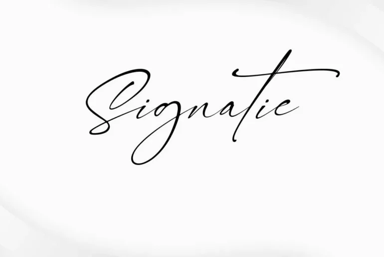 Signatie Font
