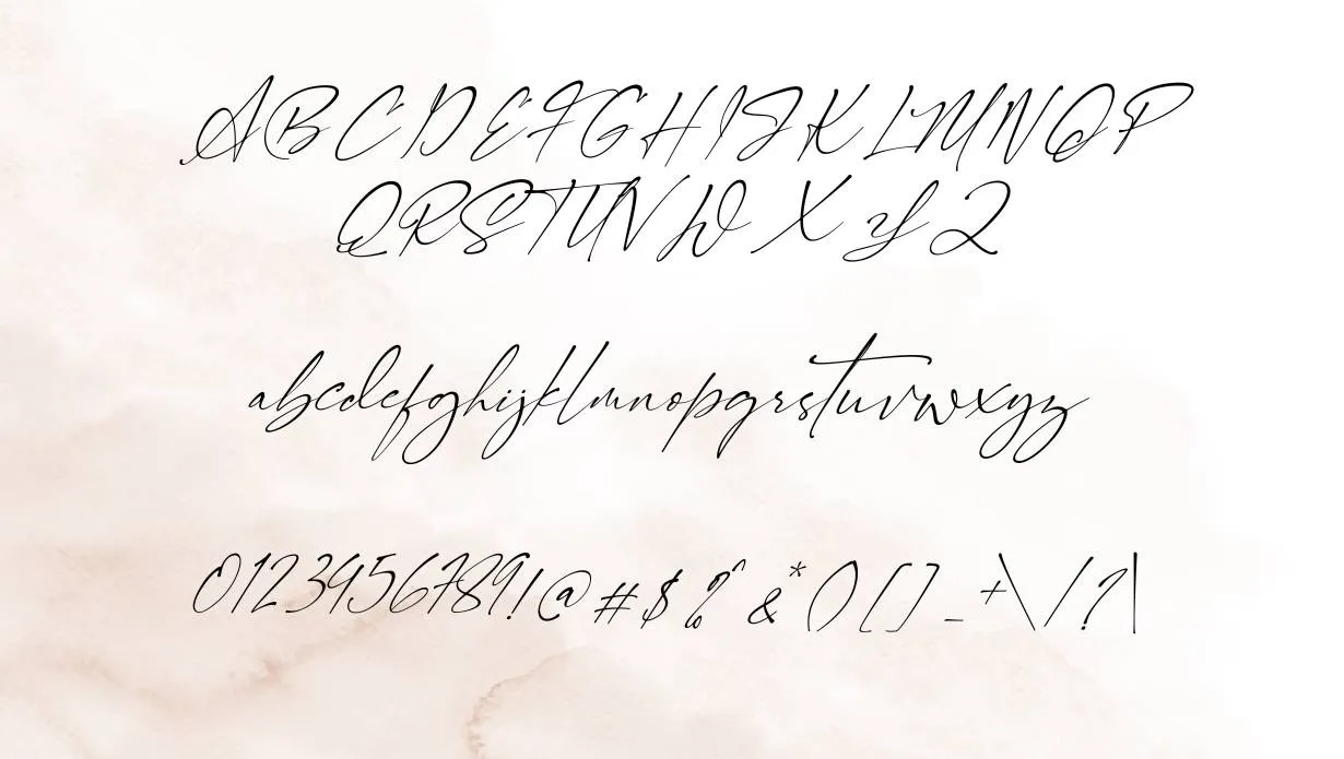 Signatie Font