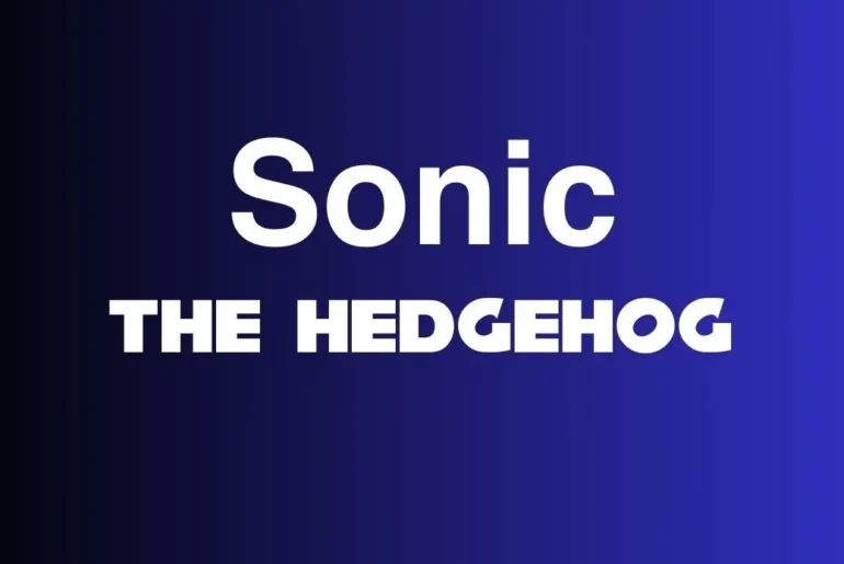 Sonic the Hedgehog Font