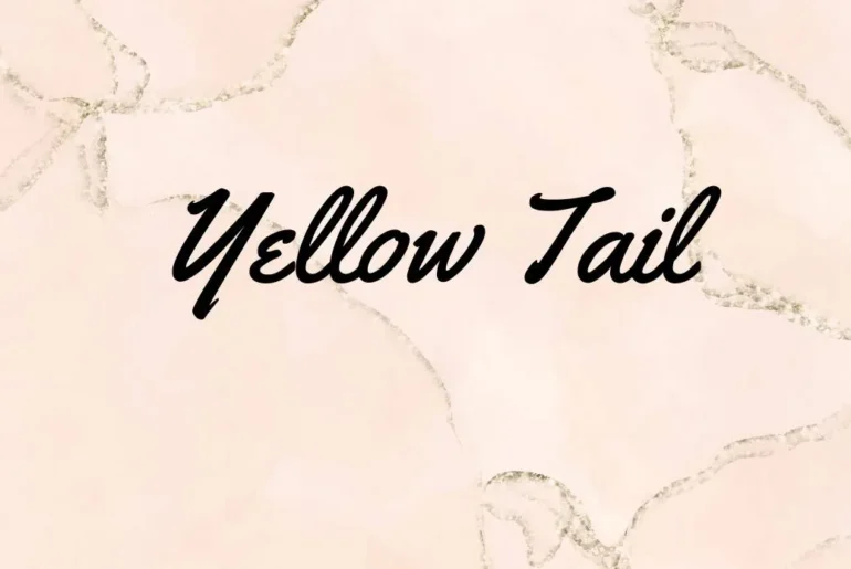 Yellow Tail Font