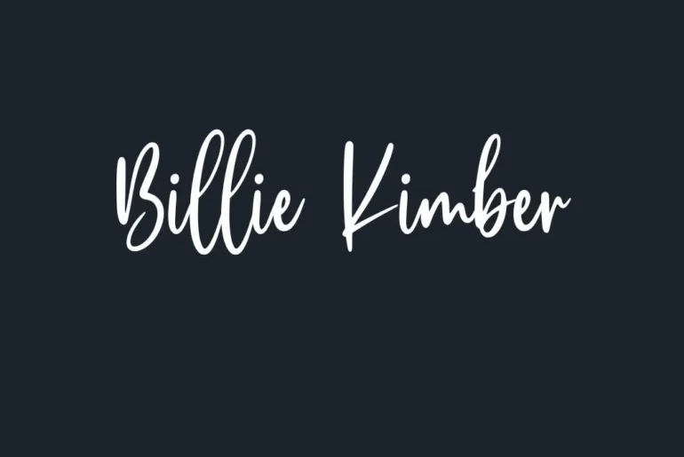 Billie Kimber Font Free Download