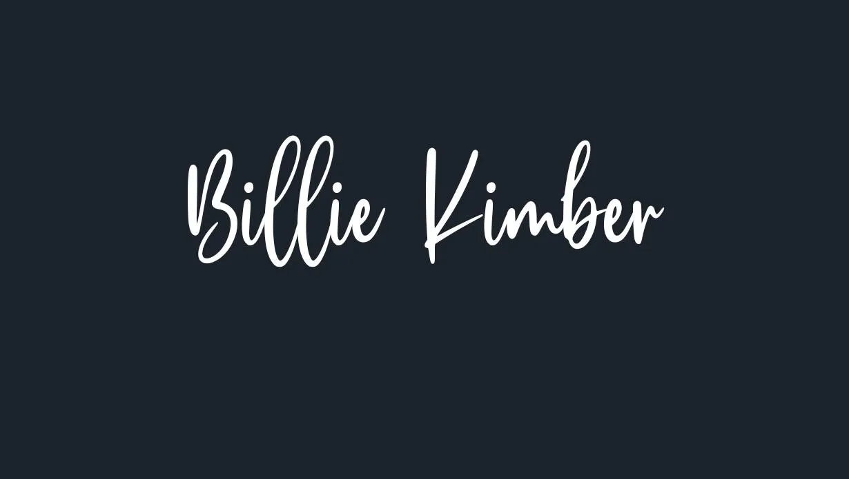 Billie Kimber Font Free Download