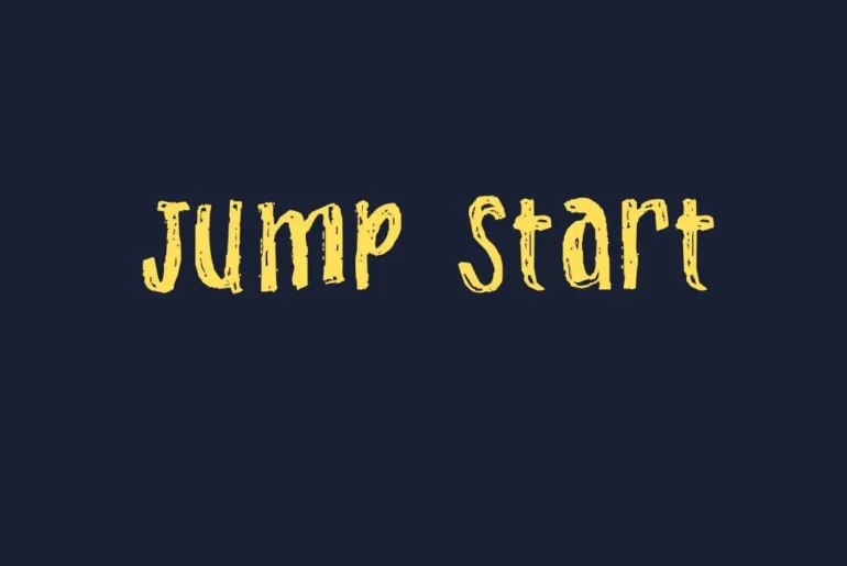 Jump Start font