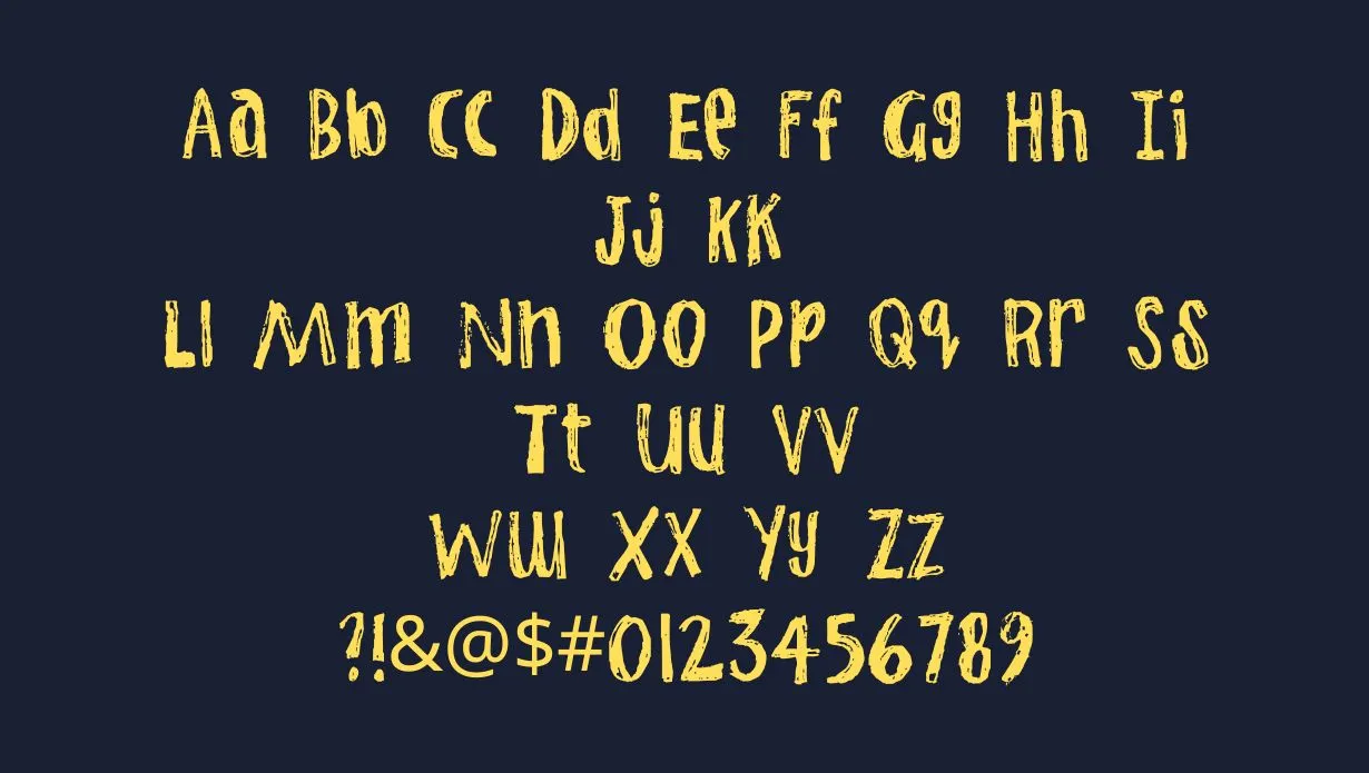 Jump Start font